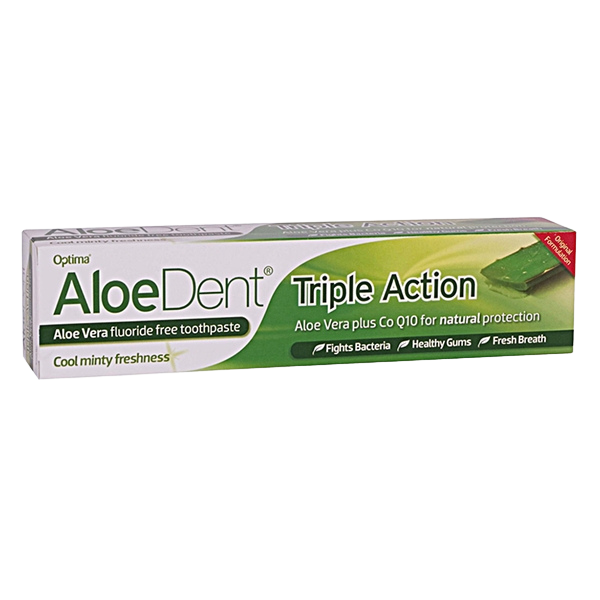 Aloe Dent Triple Action Toothpaste - Fluoride Free